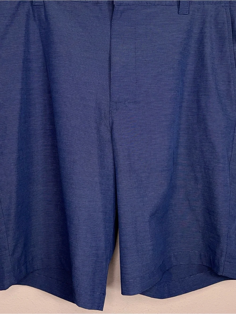 Size 34 Banana Republic Navy Blue Flat Front Shorts Stretch Pockets Golf